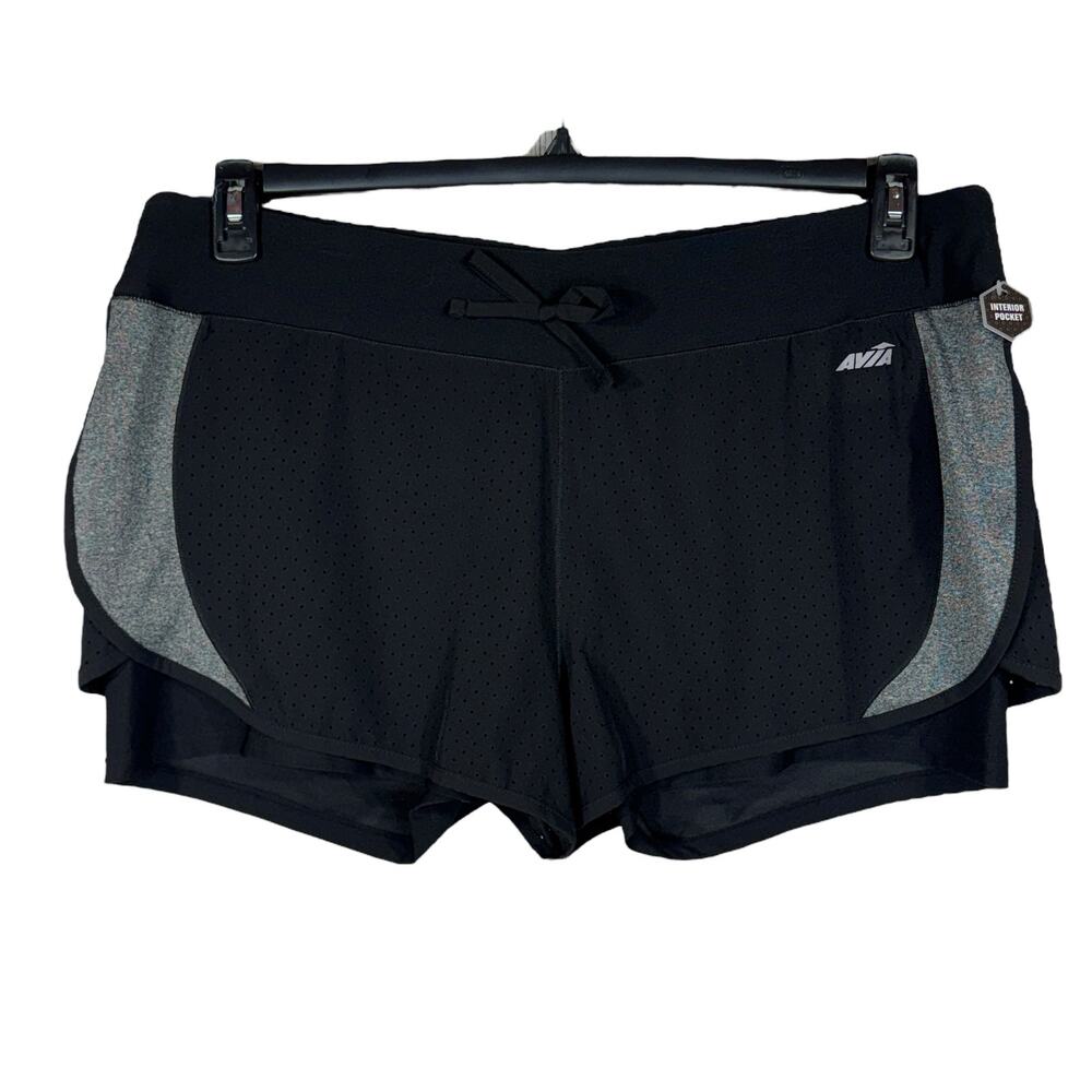 Avia XX-Large Flyaway Running Shorts Wicking Stretch Drawstring Pocket Pull-On